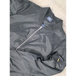 Charles River Womens‎ Large Boston Flight Jacket Black Water And Wind Resistance
